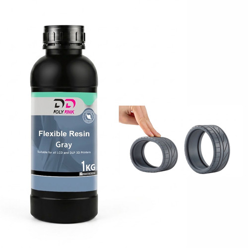 رزین منعطف پرینتر سه بعدی پلی پینک (Flexible)