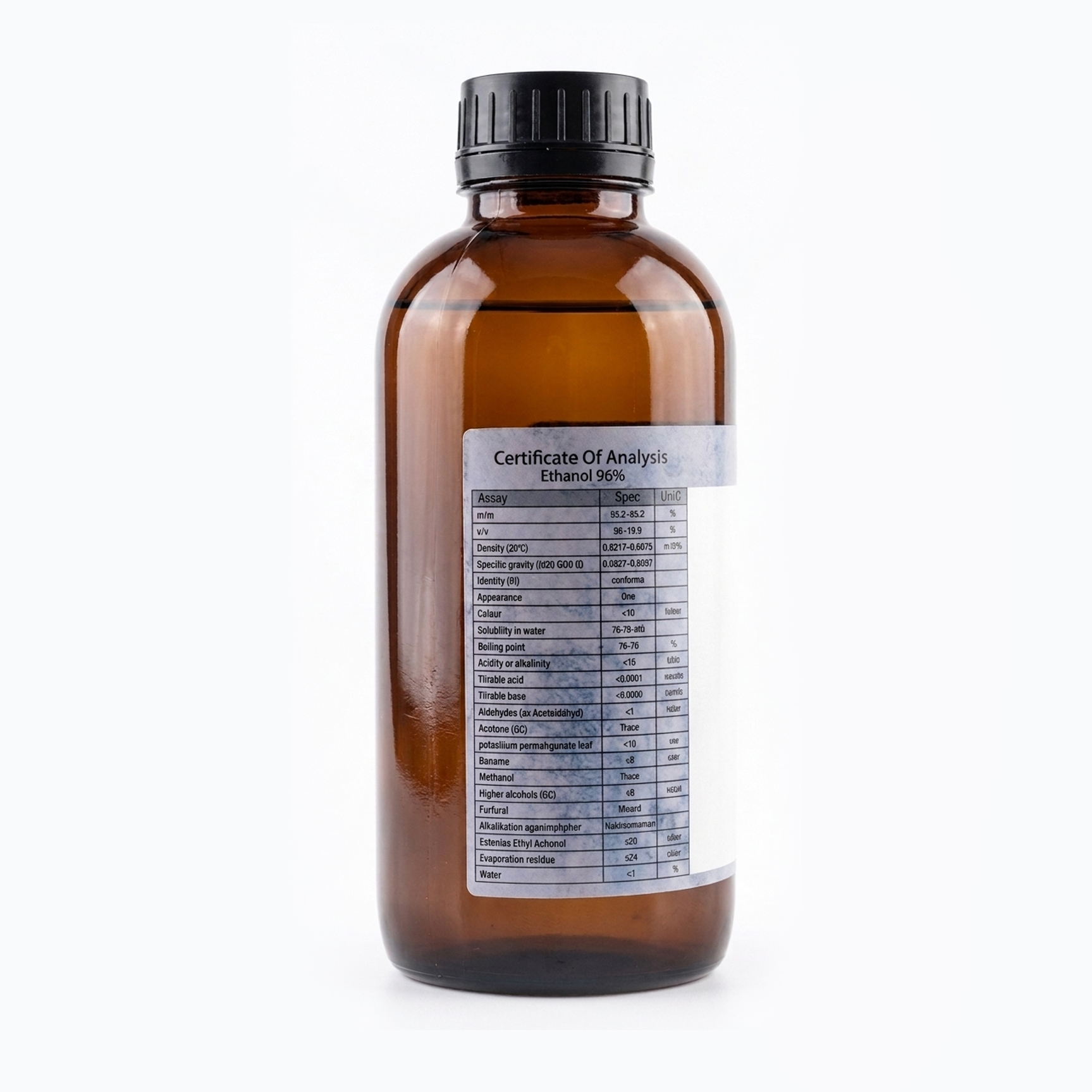 الکل اتانول 96 درصد مناسب شستشوی رزین پرینتر سه بعدی